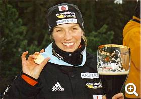 Diana Sartor, Welt- und Europameisterin 2004 im Skeleton